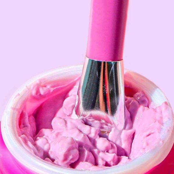 private label custom face mud clay mask with vitamin c, hyaluronic acid for brightening, whitening exfoliating