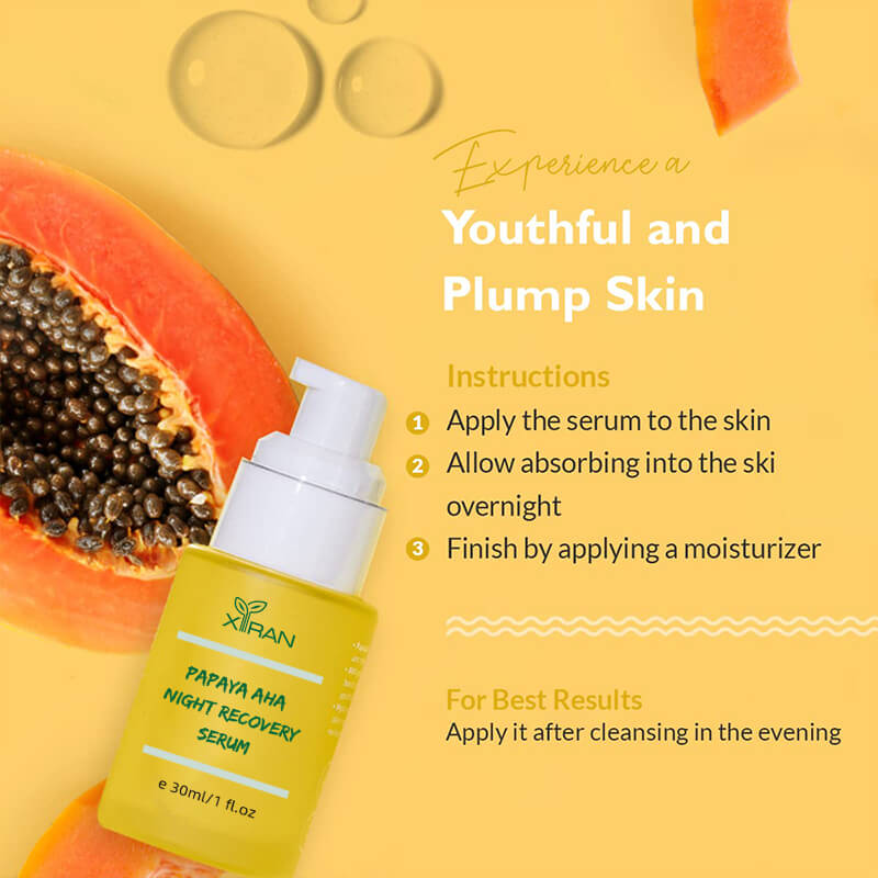 Organic Papaya AHA Night Serum (with 2% AHA acid)