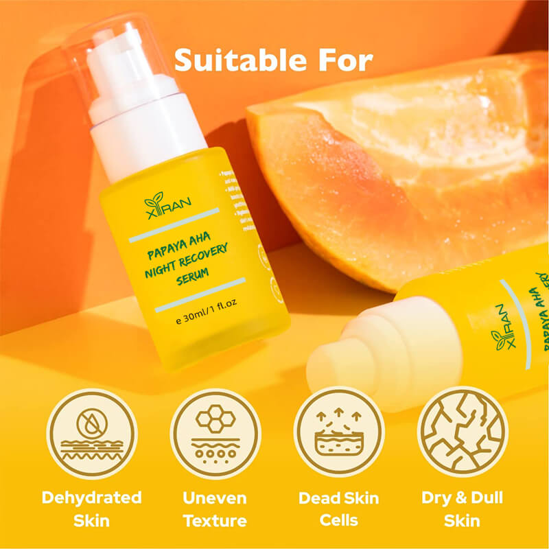 With Natural AHA And Hyaluronic Acid