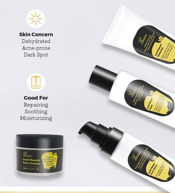 Repairing, Recovering, Rejuvenating Kit with Snail Mucin