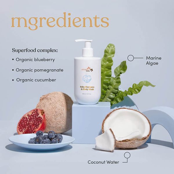 leaves skin + hair soft and clean.