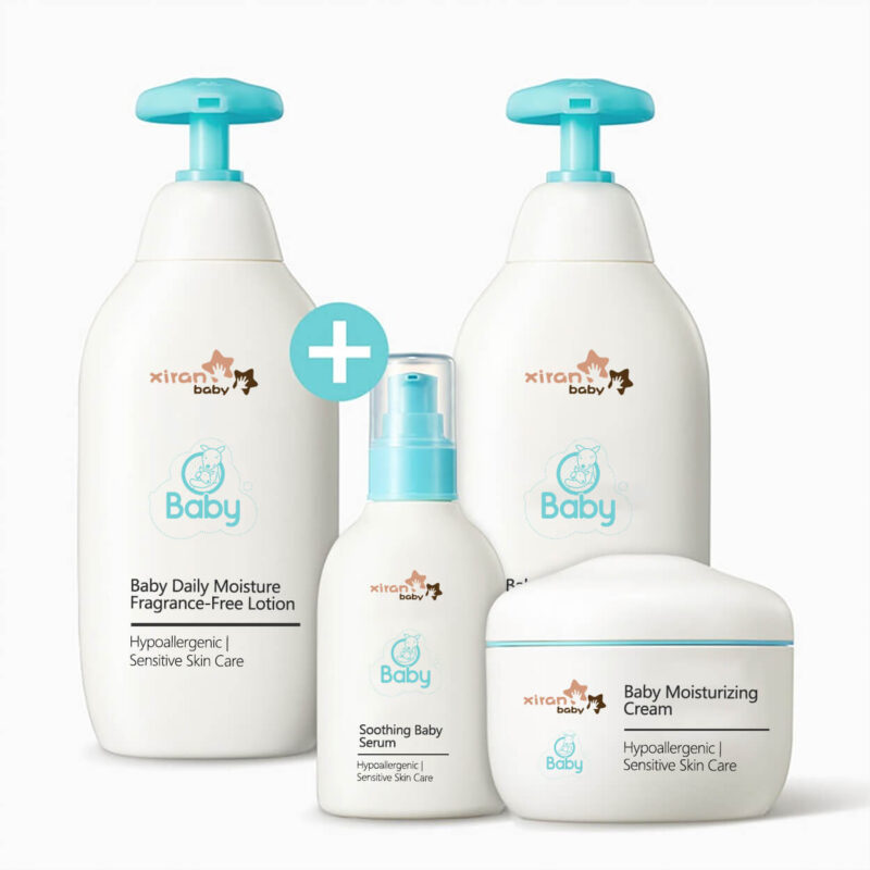 Custom Baby Skin Care Products Moisturizing Baby Bath Set