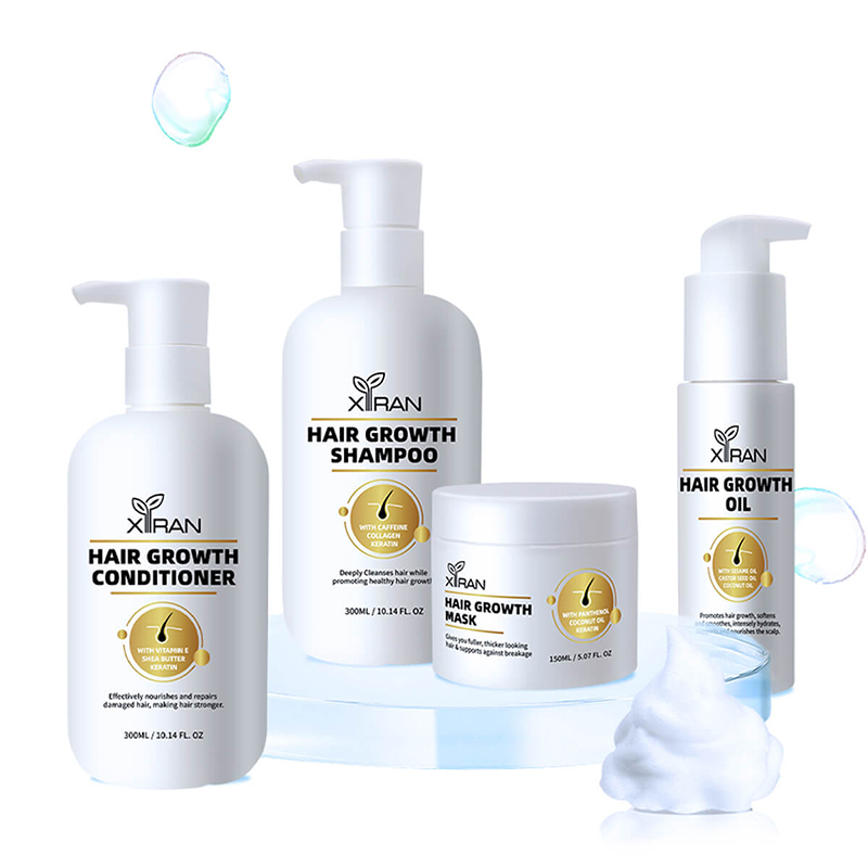 private label organic hair growth caffeine shampoo and conditioner set