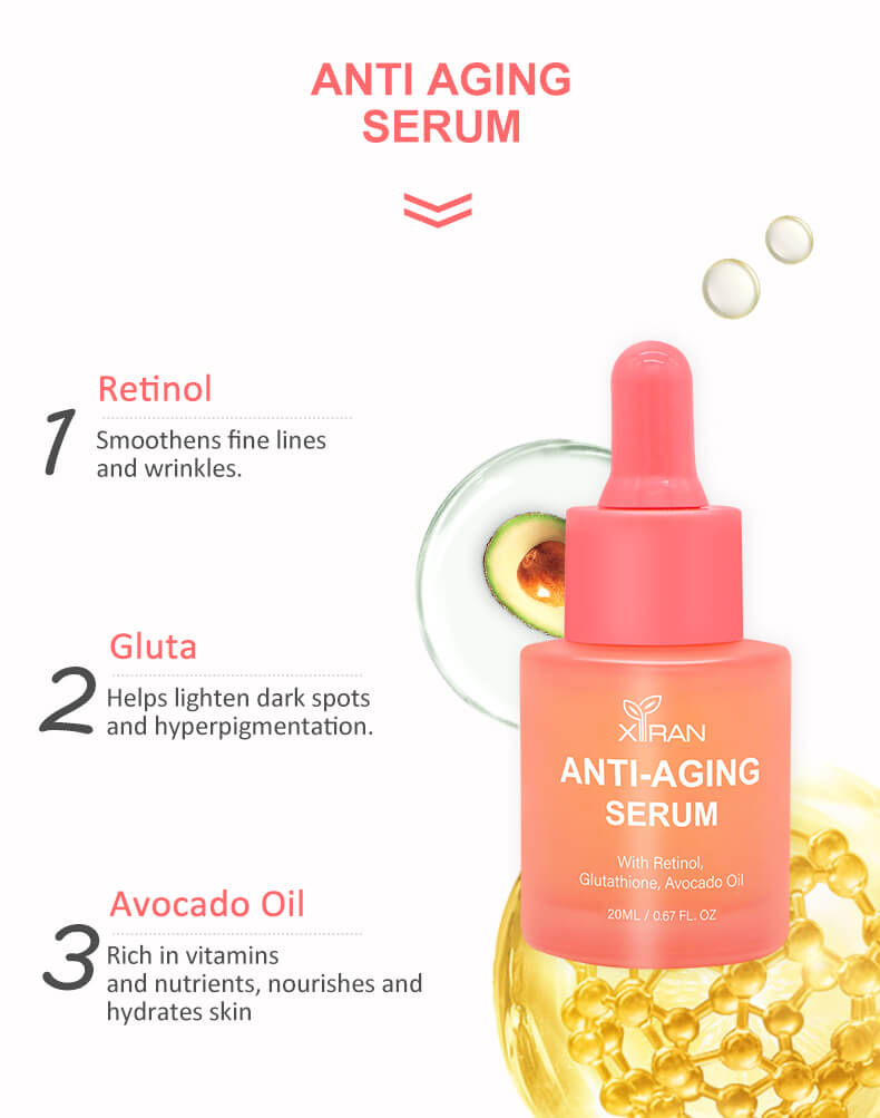 anti-aging face serum with pure retinol