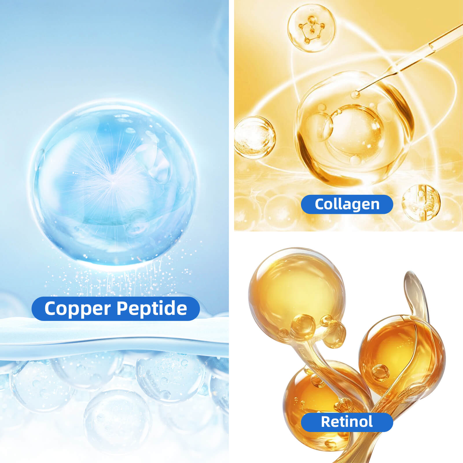 Decreases the Appearance Of Winkles, Acne Scars, and Stretch.