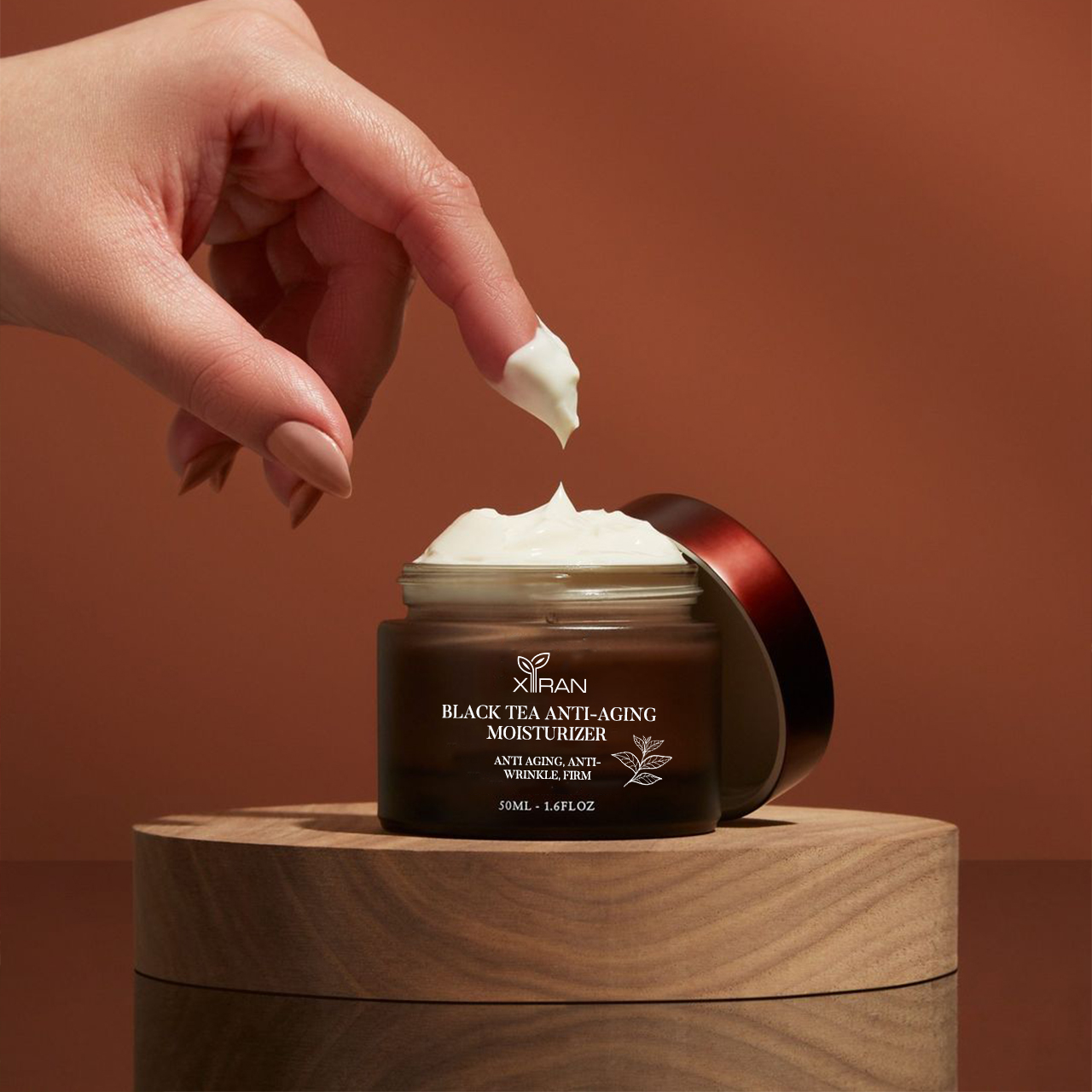 anti wrinkle anti aging black tea moisturizer with retinol ceramide