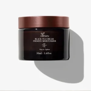 private label skin tightening lifting black tea firming face moisturizer