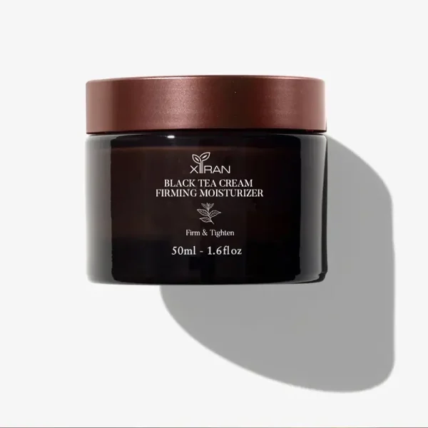 private label skin tightening lifting black tea firming face moisturizer