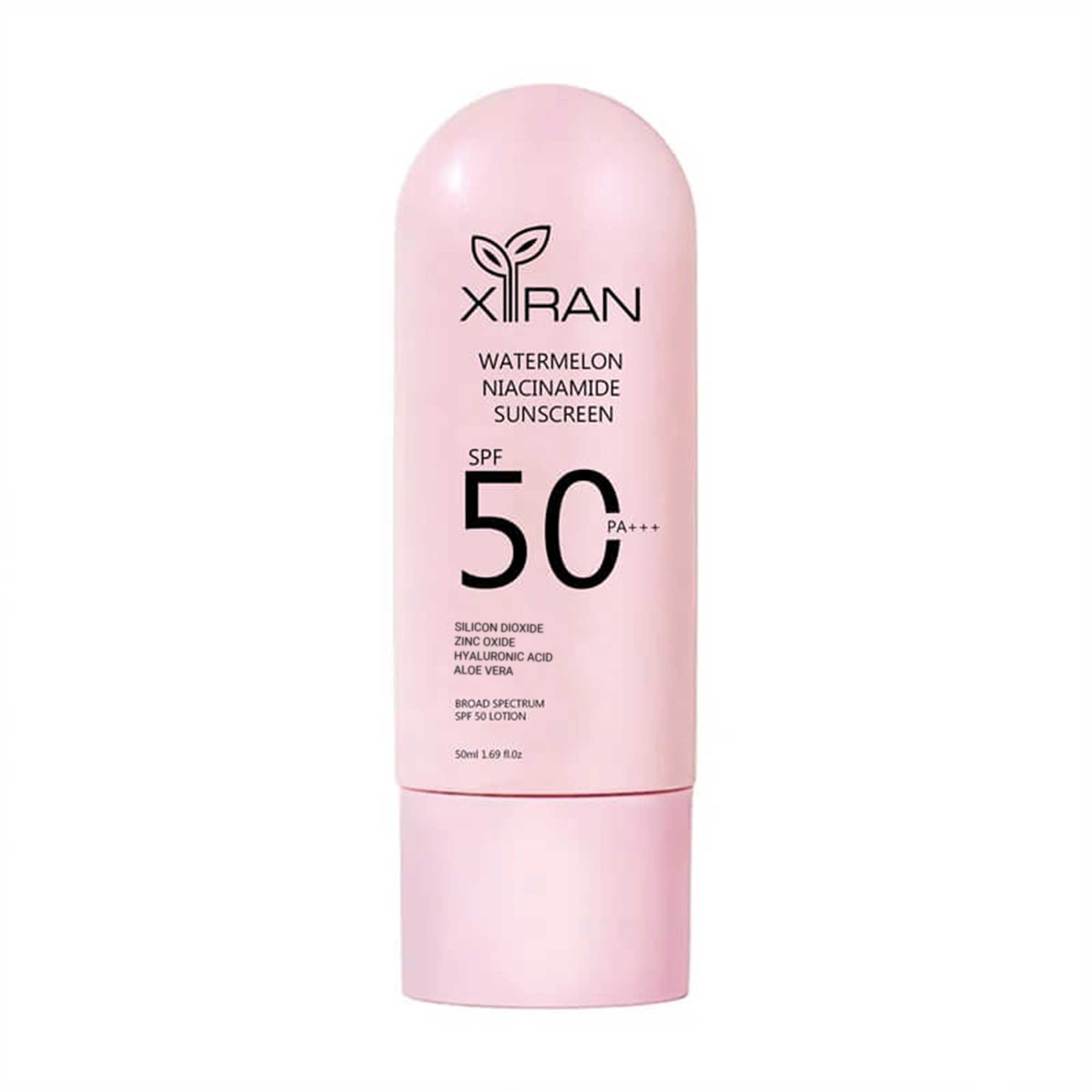 private label 100% natural organic watermelon niacinamide sunscreen spf 50+++