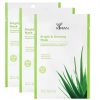 Each sheet mask is infused with Aloe Vera