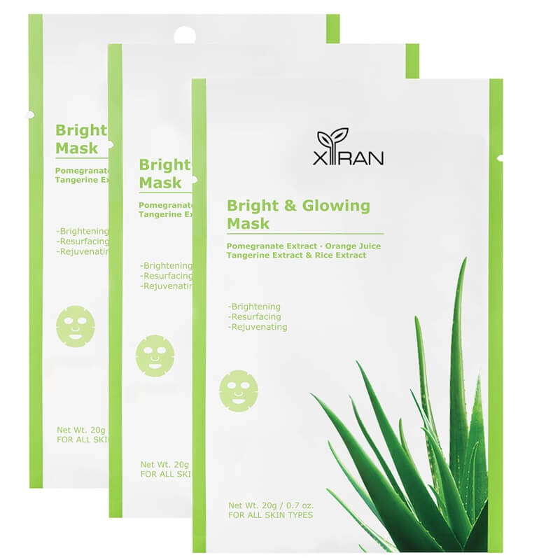 Each sheet mask is infused with Aloe Vera