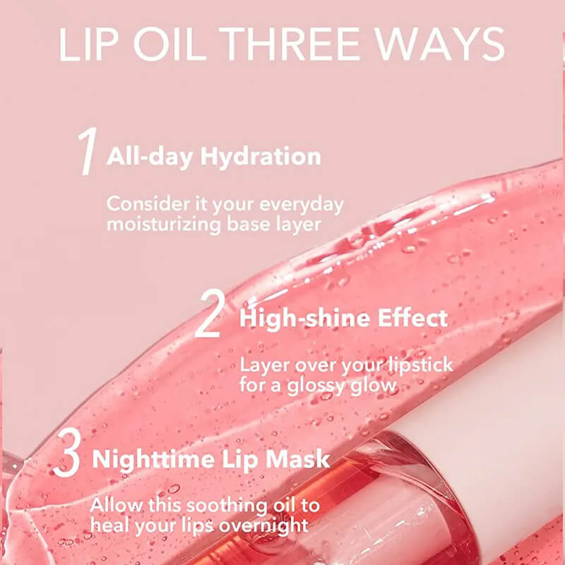 private label lip fruit flavoring oil hydrating strawberry lip oil