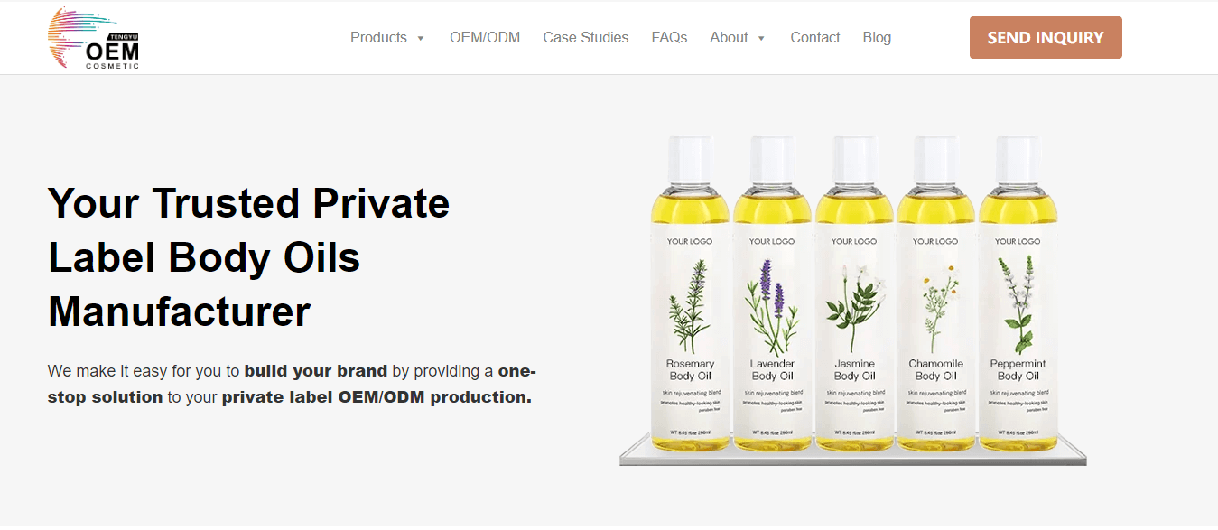 body oil manufacturer supplier