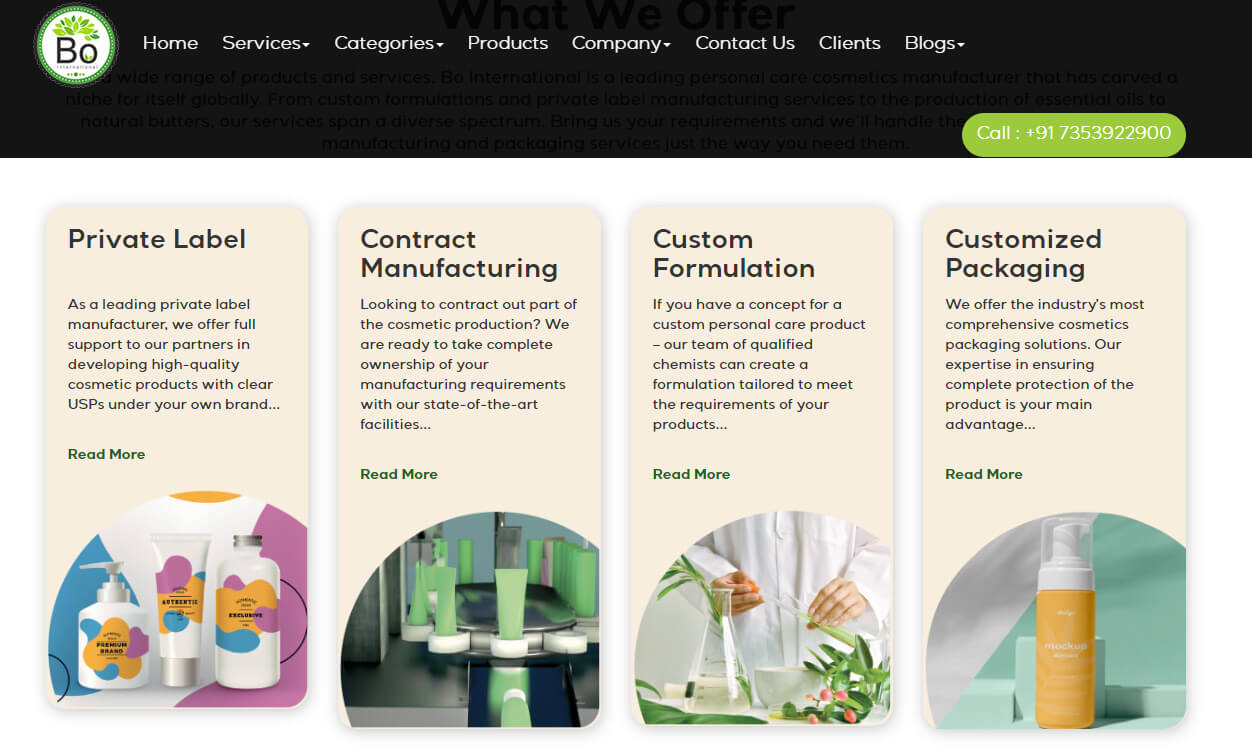 hydrating body oils manufacturer