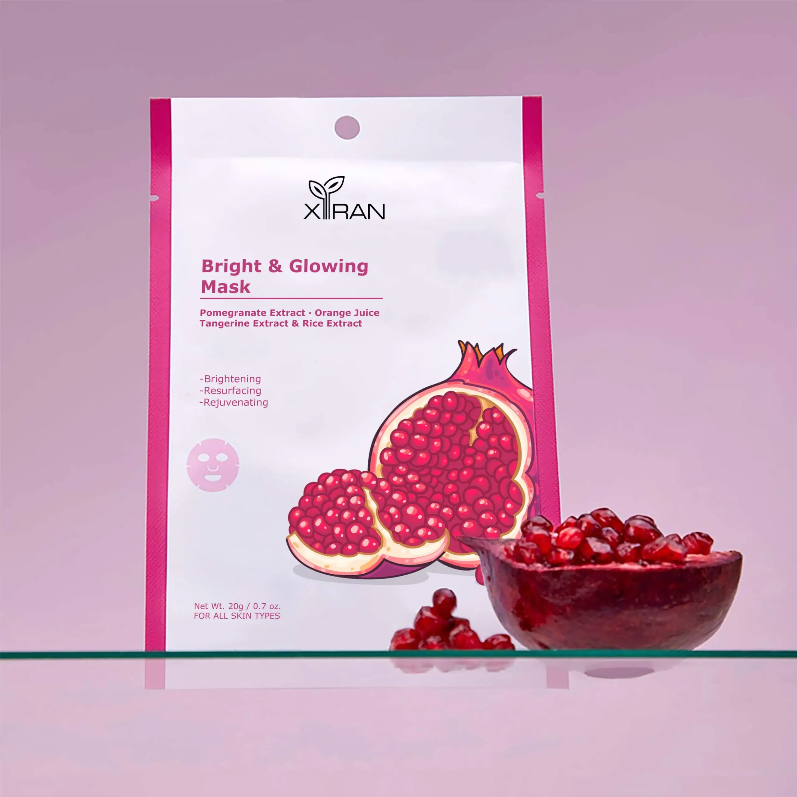 pomegranate facial sheet mask