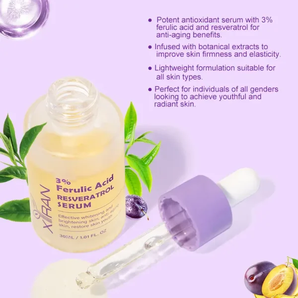 3% Ferulic Acid ＆Resveratrol Face Serum