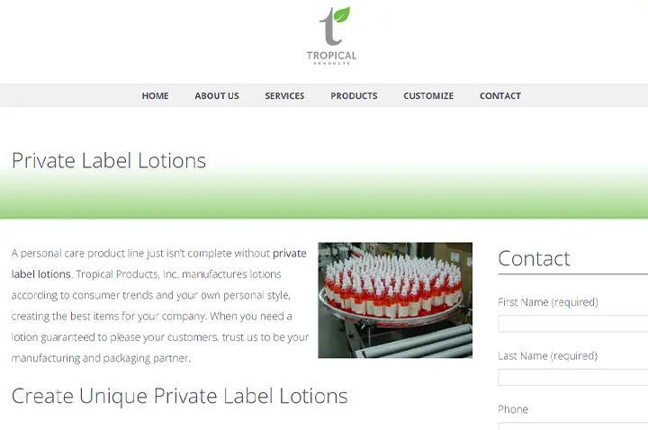 tropical products inc