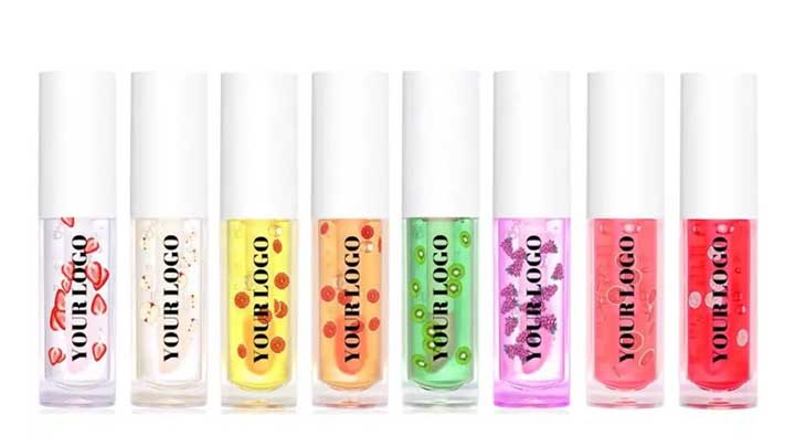 private label ph color changing lip oil vegan deep nourishing lip gloss oil