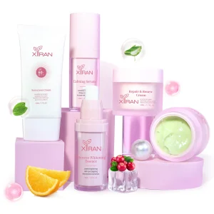 private label skin repair sunburn whitening skincare set with sunscreen spf 60+ pa+++