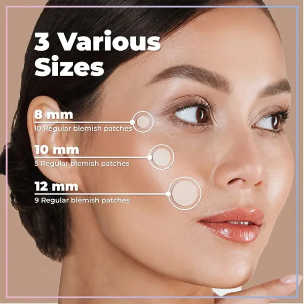Hydrocolloid Nose Patch Sizes