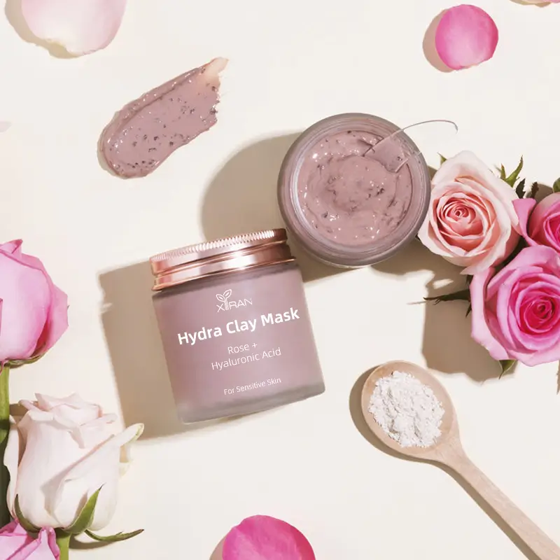 Private Label Rose Hyaluronic Acid Wash Off Pack