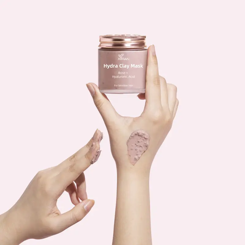 Private Label Rose Hyaluronic Acid Wash Off Pack