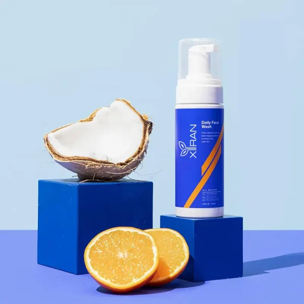 Custom Logo Orange Foaming Face Wash