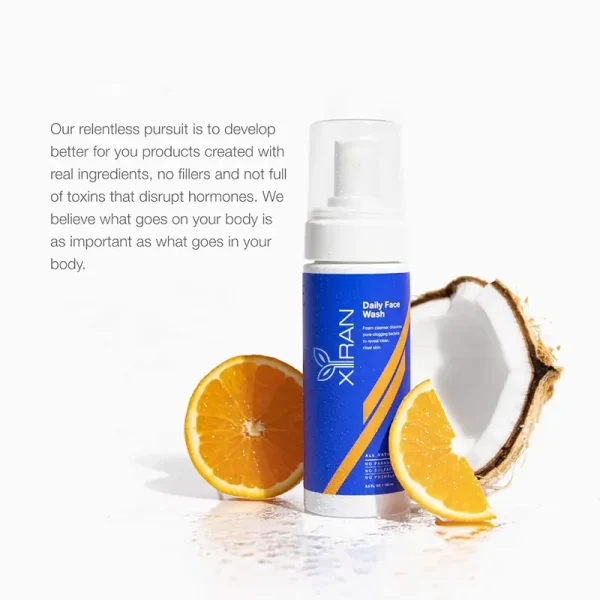 Custom Logo Orange Foaming Face Wash