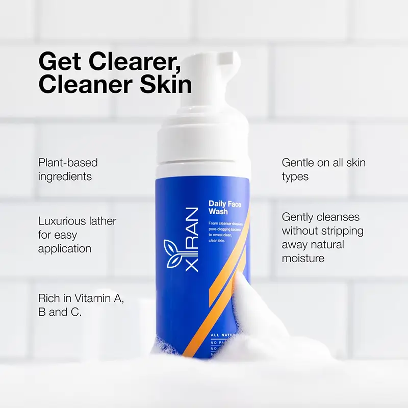 Custom Logo Orange Foaming Face Wash