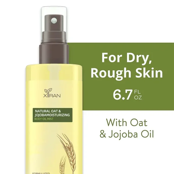 body oil mist for rough, dry skin