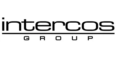 Logo of Intercos Group with black text on a white background.