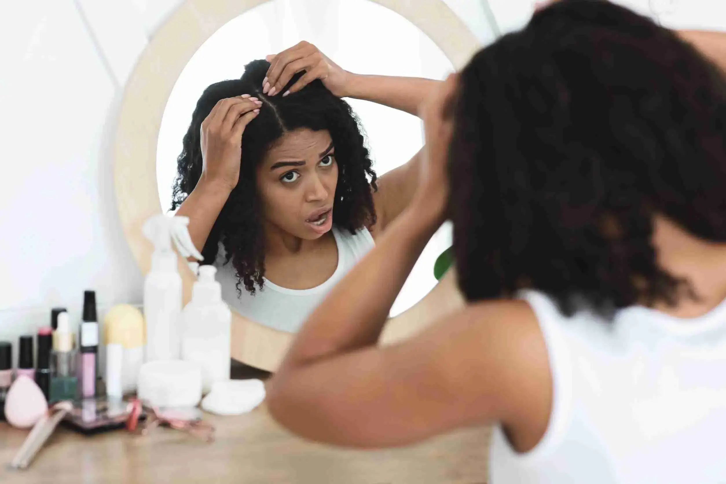 reduces stress for healthy hair