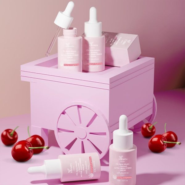 private label 2% alpha arbutin serum with seaweed