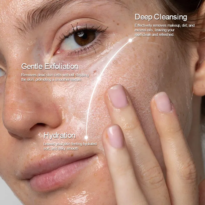 A person using a cotton swab delicately to clean their ear.
