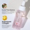 Xilan Rose Collagen two-phase face serum bottle with skincare benefits highlighted, including double rose essence and hydrolyzed collagen for elasticity and reduced wrinkles.