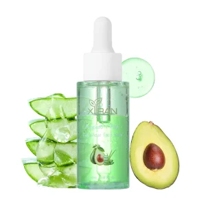 XIRAN Avocado Aloe two-phase face serum with aloe slices and half avocado