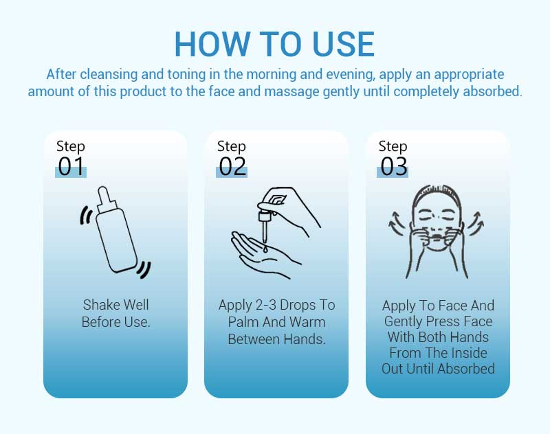 private label ingredient essence series white bottle