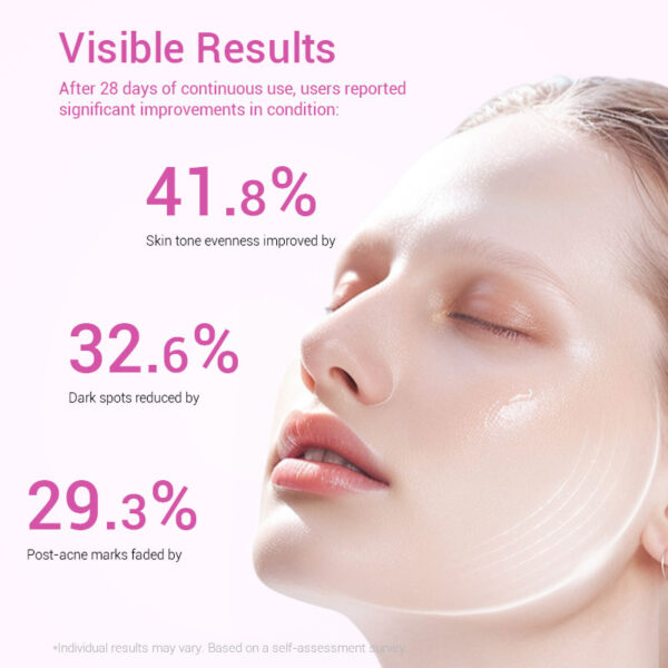 private label tranexamic acid serum pink bottle