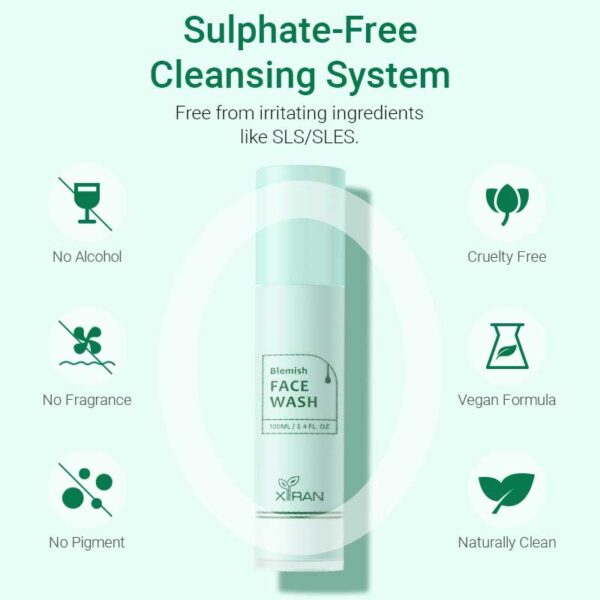 private label blemish solution facial cleanser