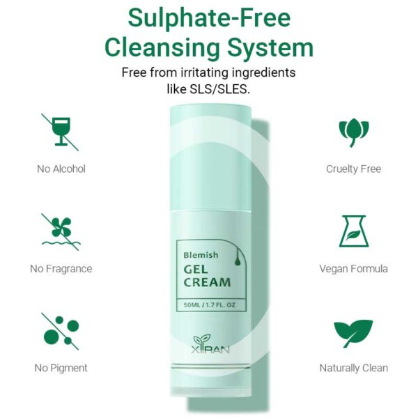 private label blemish solution facial gel