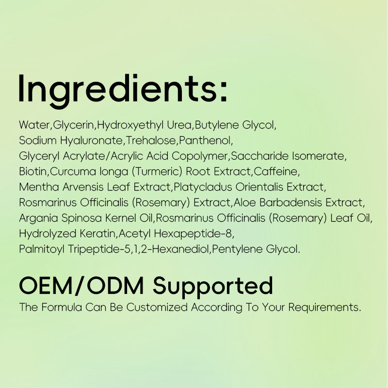 private label hair growth spray