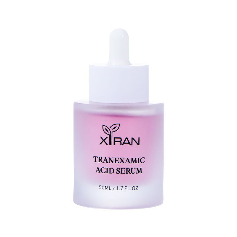 private label tranexamic acid serum pink bottle