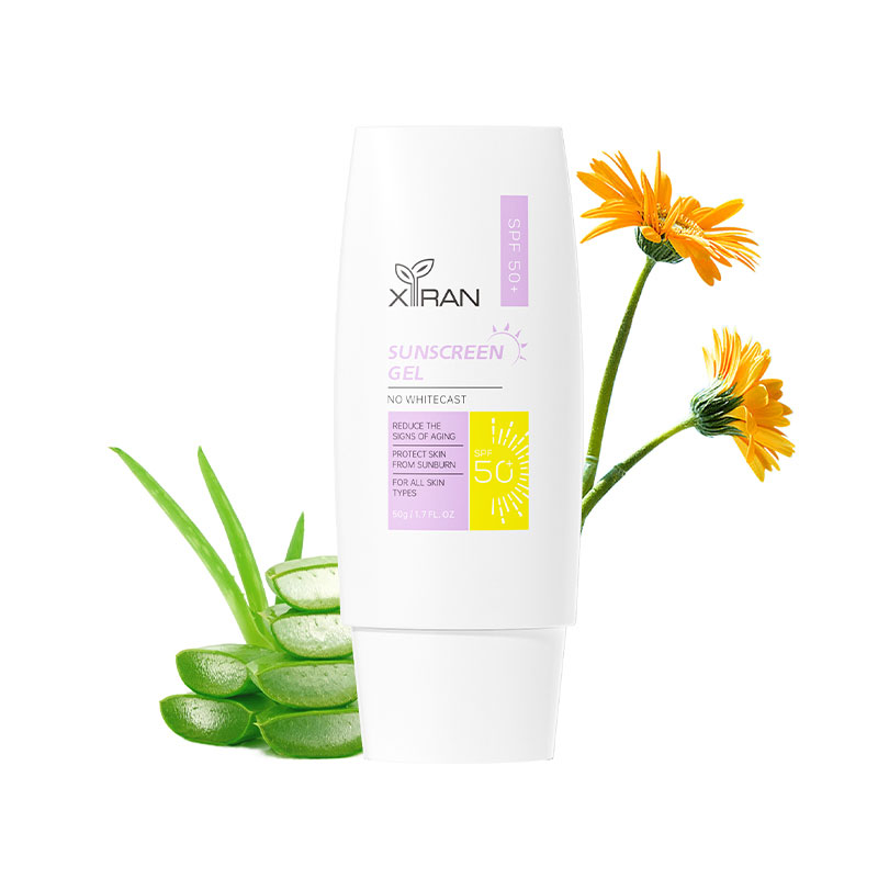 private label gel sunscreen spf 50+