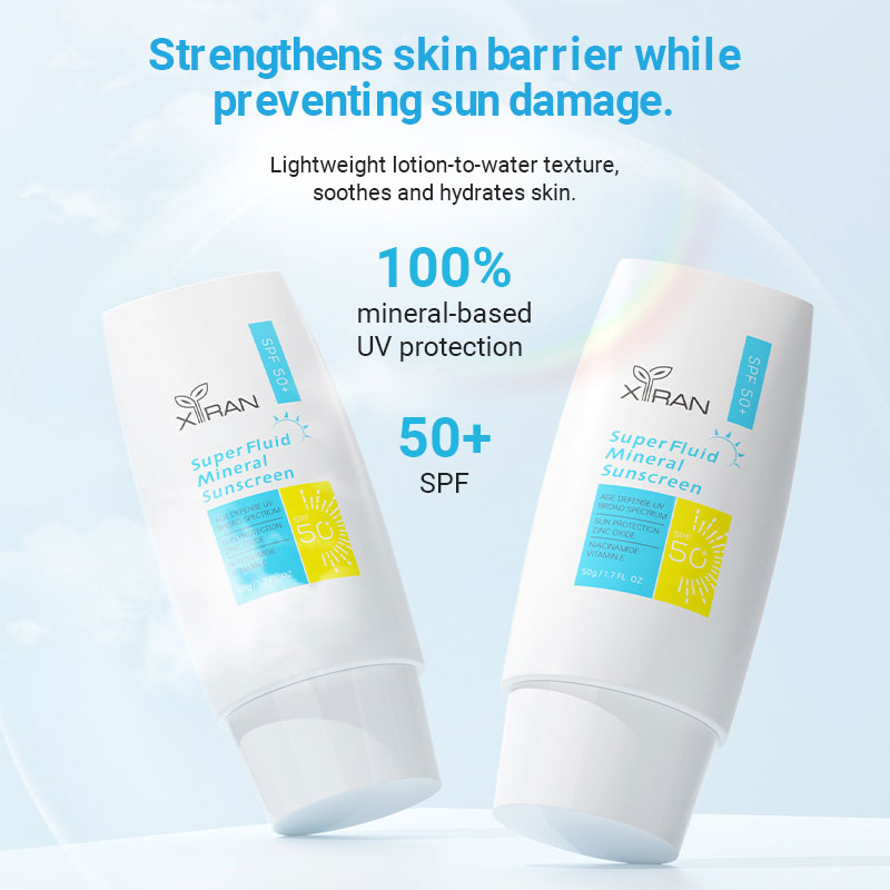 Private Label Super Liquid Mineral Sunscreen SPF 50+