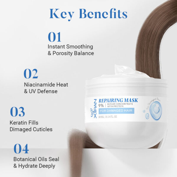 private label repairing hair mask