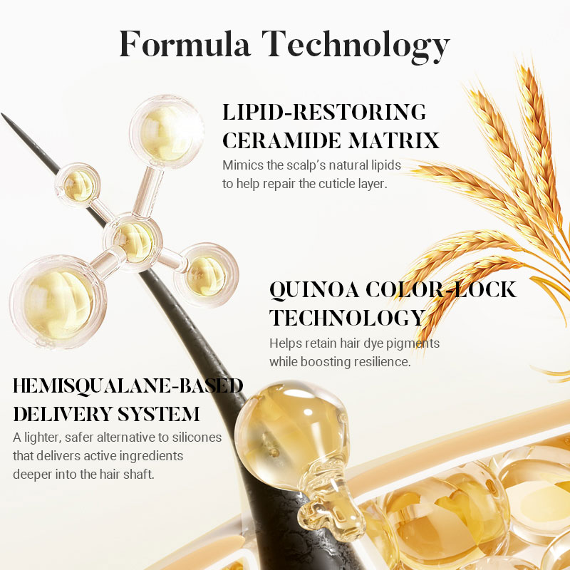 private label repairing hair care set