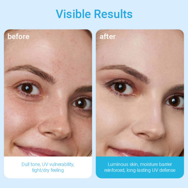 private label sunscreen serum spf 50+