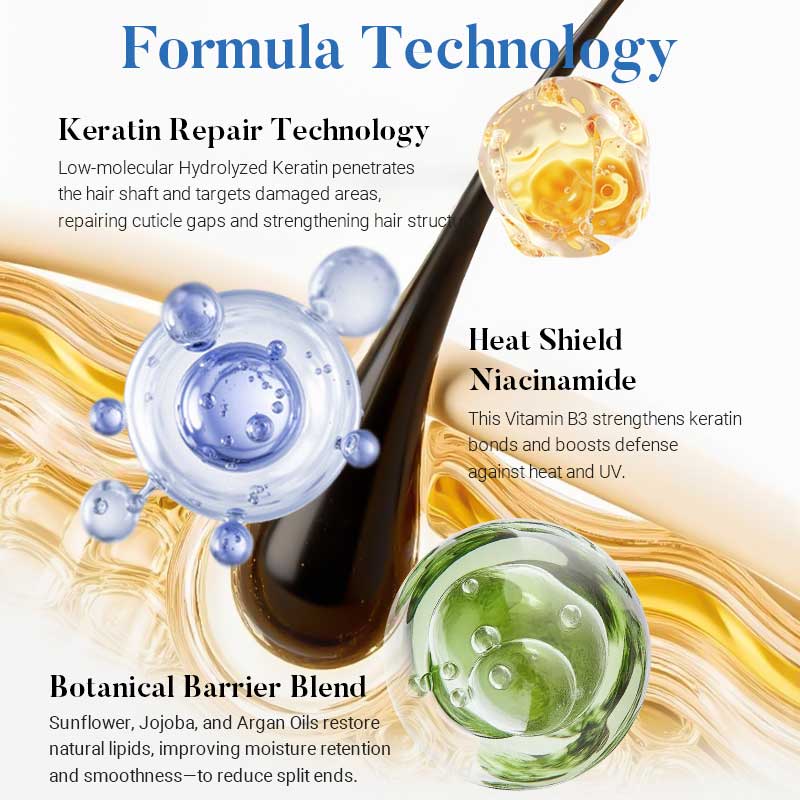 private label repairing hair mask