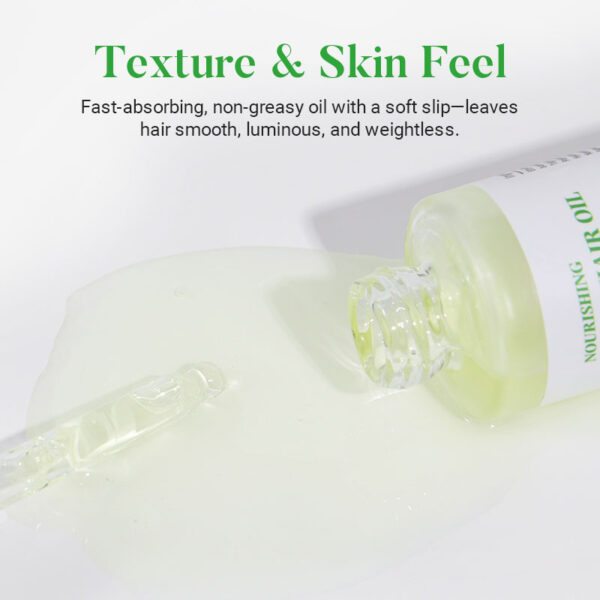 private label nourishing shine hair oil
