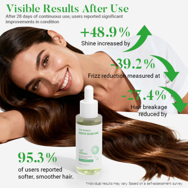 private label nourishing shine hair oil